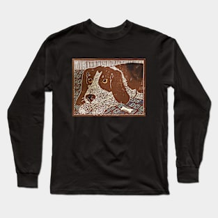 Molly Beagle guarding her bone Long Sleeve T-Shirt